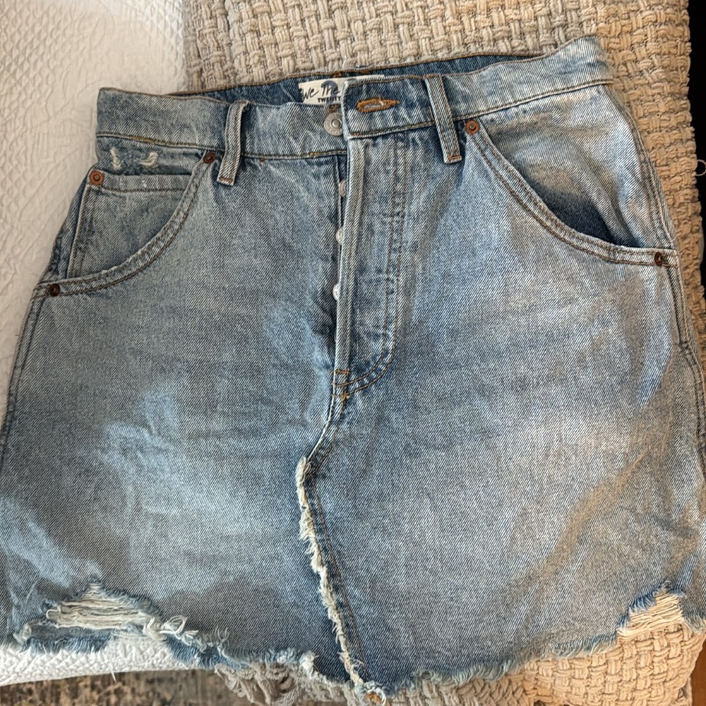 We The Free by free people Denim mini skirt